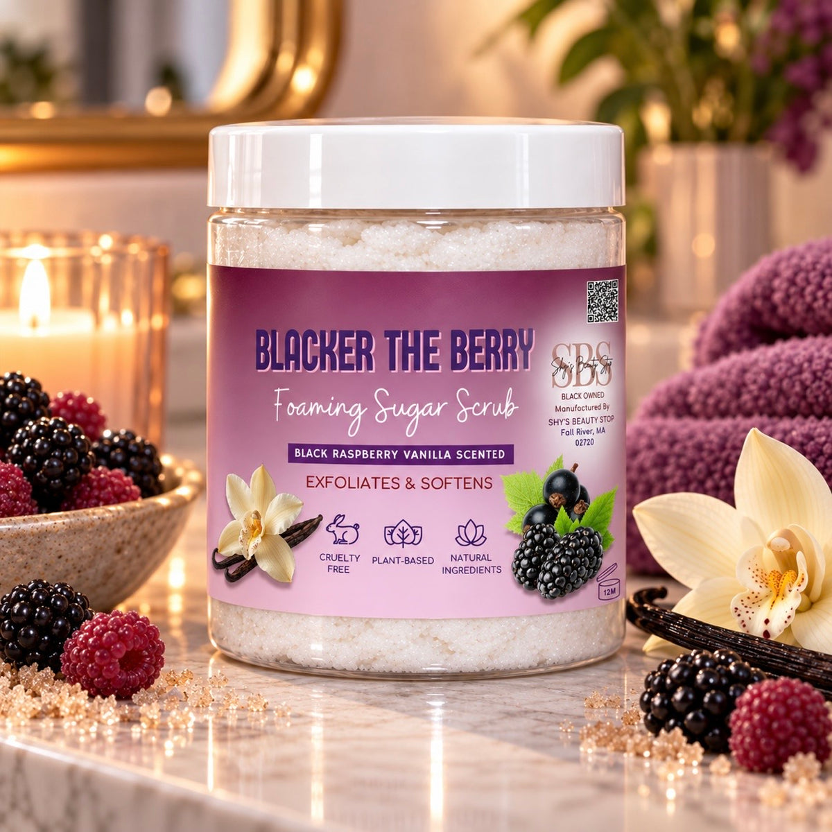 Blacker the Berry Foaming Sugar Scrub