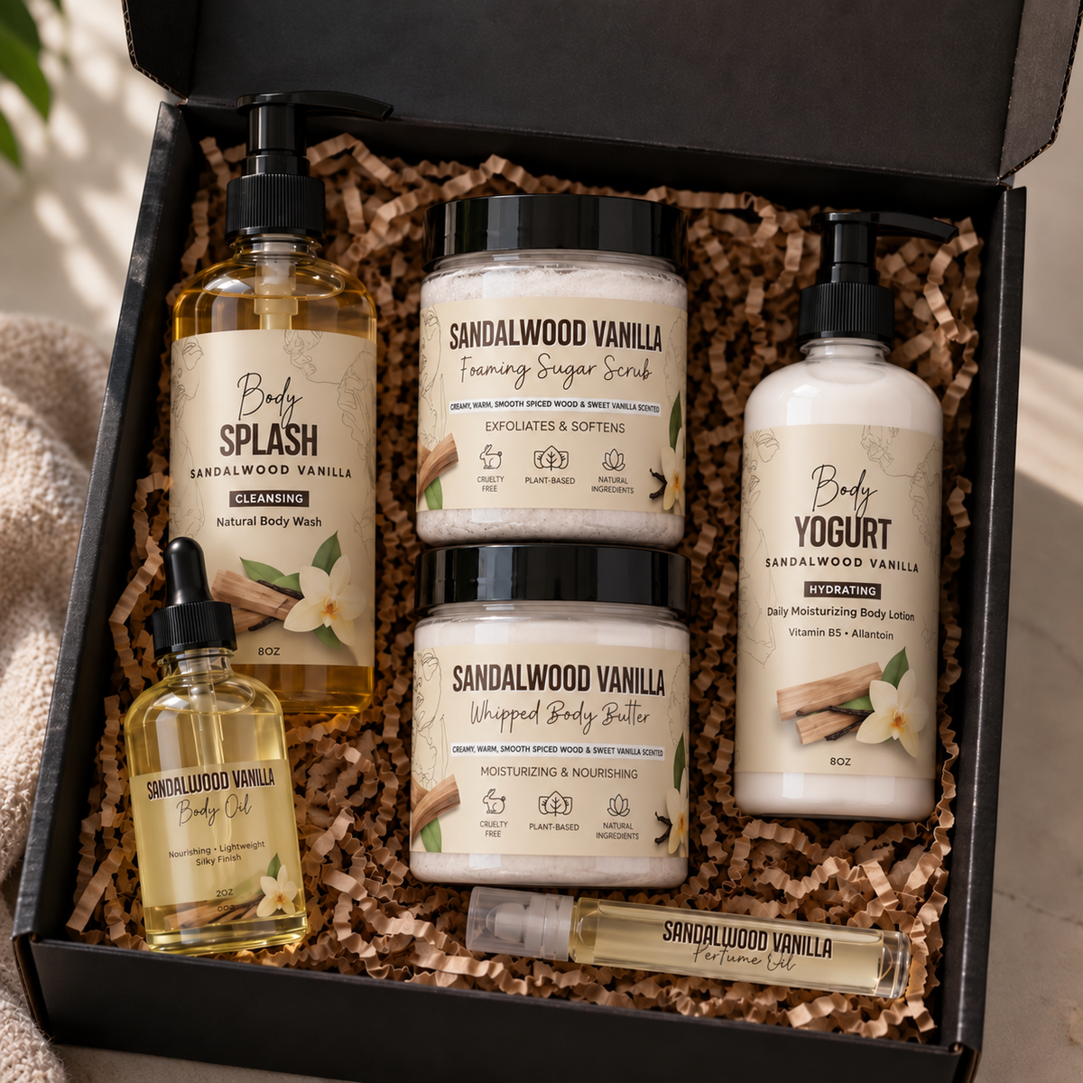 Sandalwood Vanilla Beauty Box