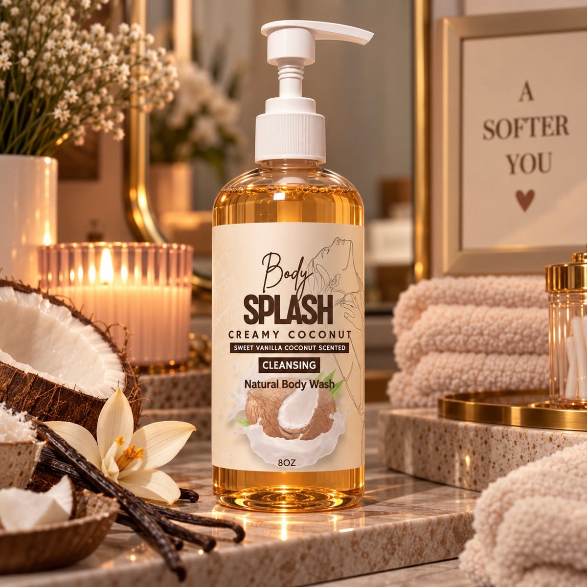 Creamy Coconut Body Splash