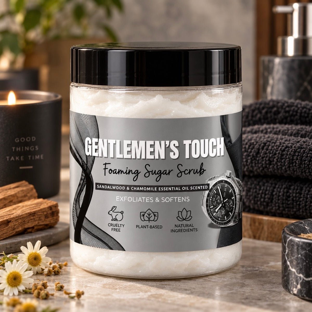 Gentlemen's Touch Foaming Sugar Scrub