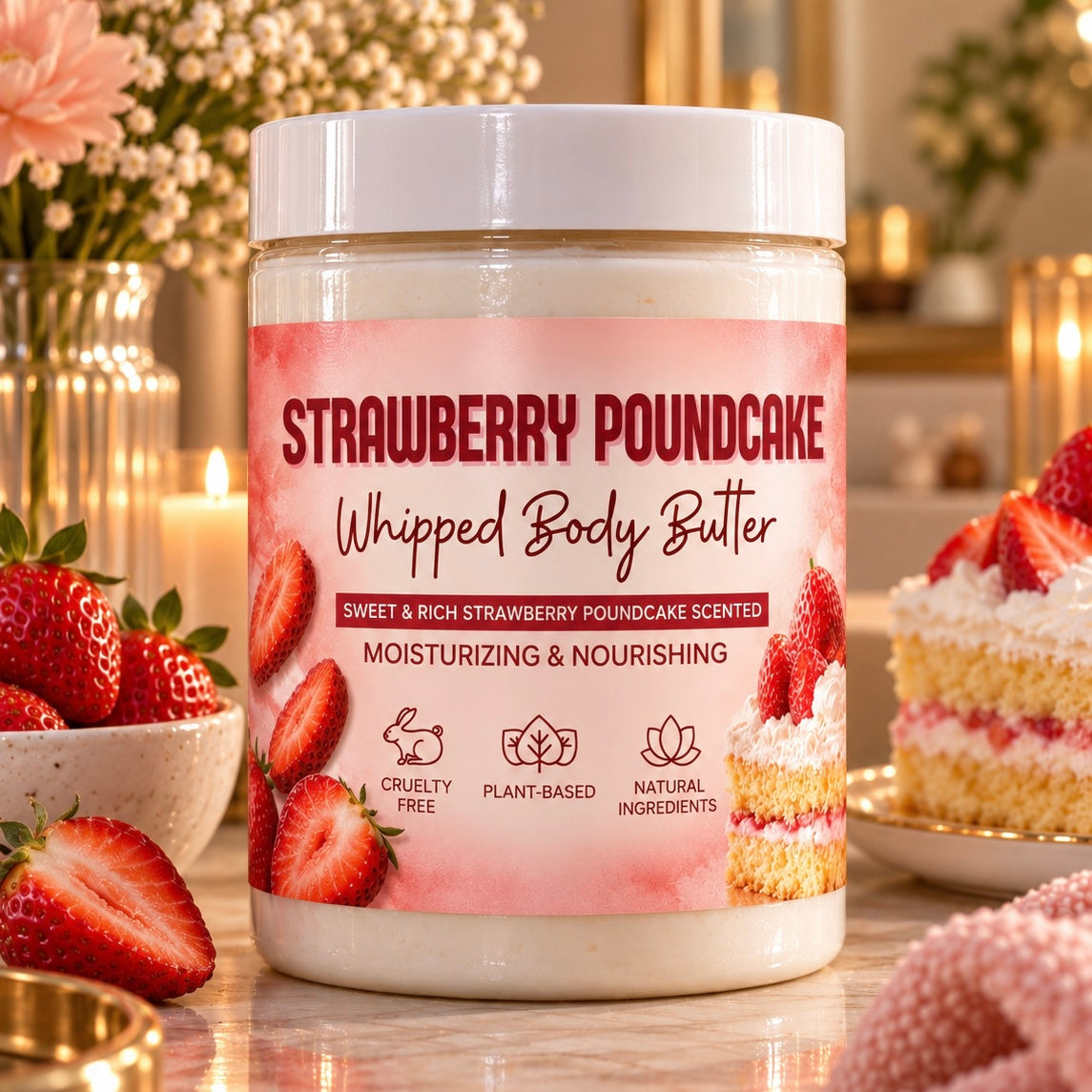 Strawberry Poundcake Whipped Body Butter