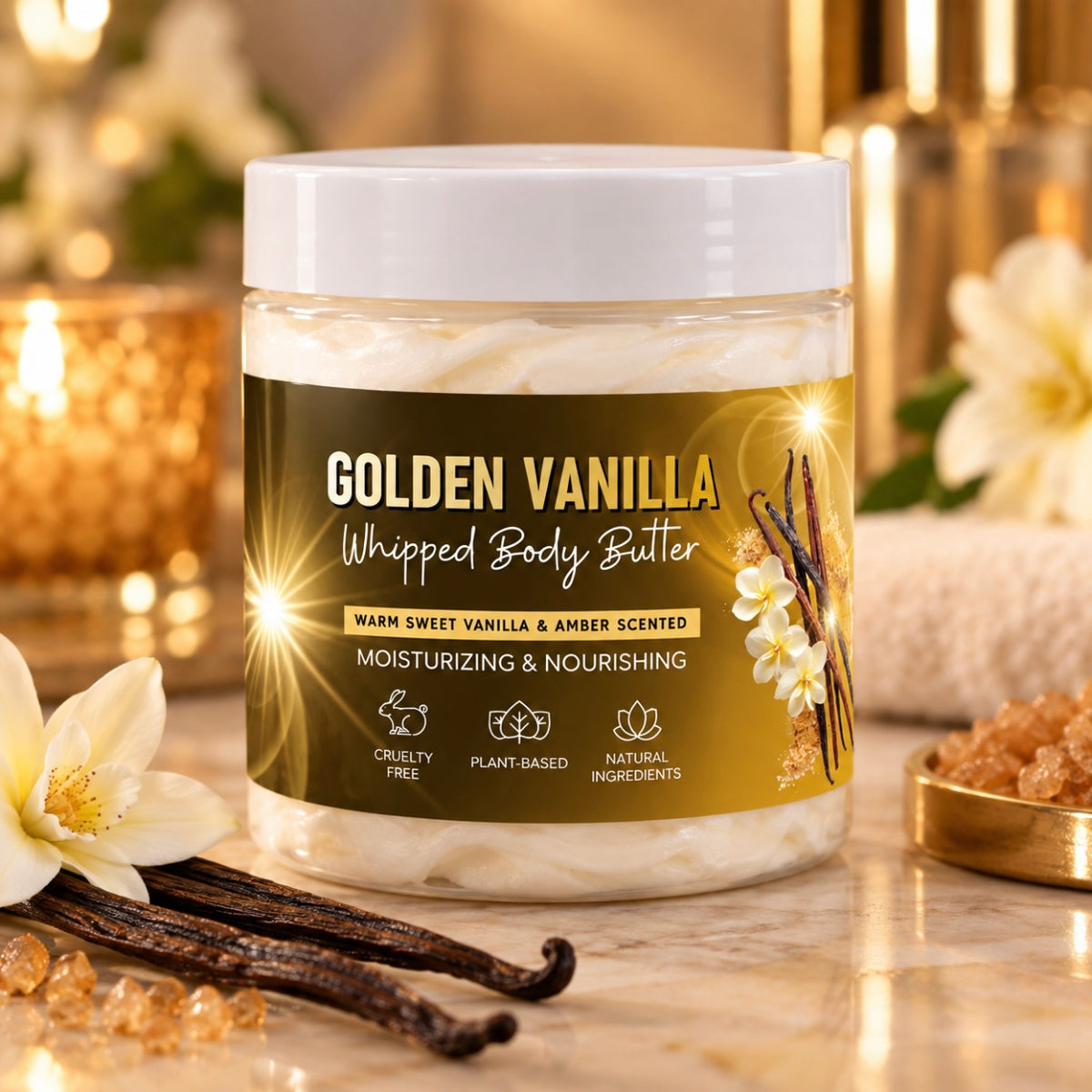 Golden Vanilla Whipped Body Butter