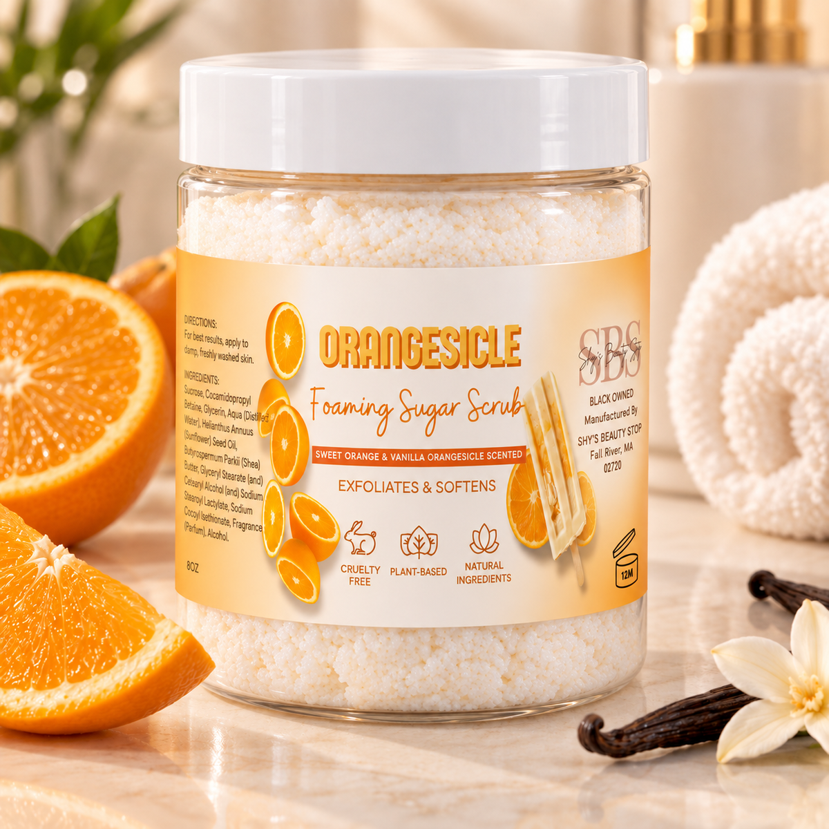 Orangesicle Foaming Sugar Scrub