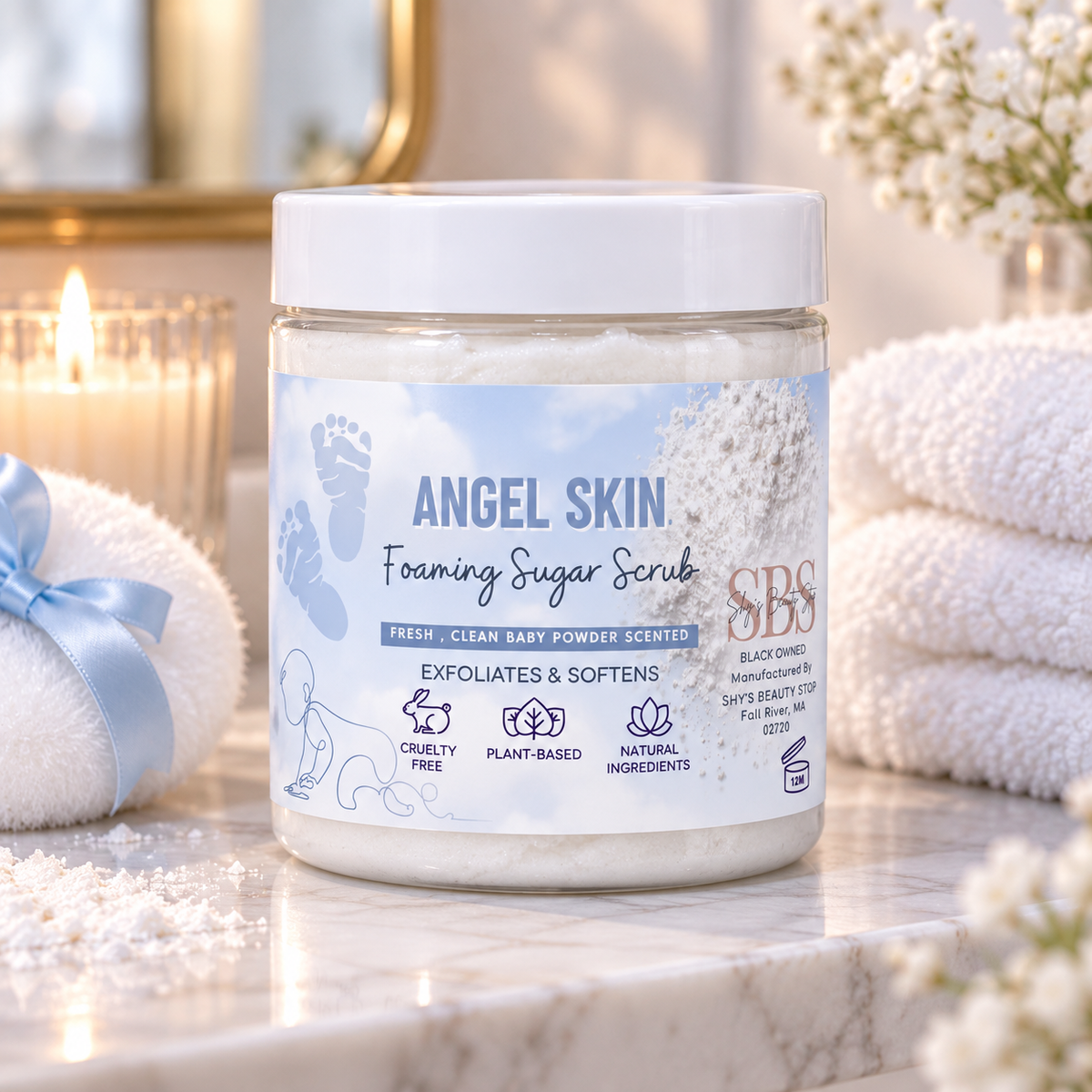 Angel Skin Foaming Sugar Scrub