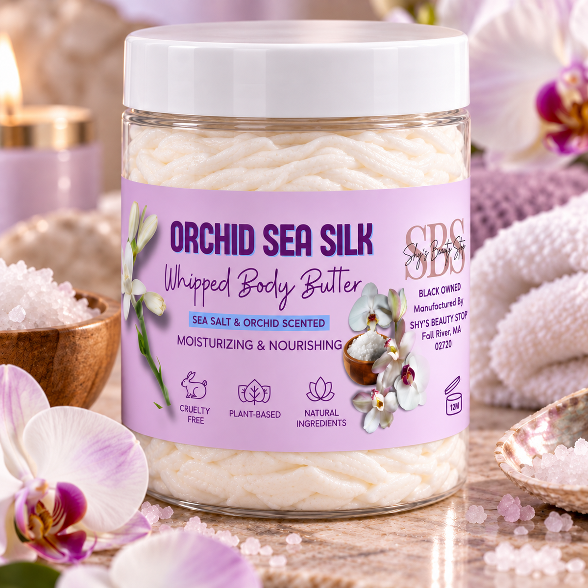 Orchid Sea Silk Whipped Body Butter