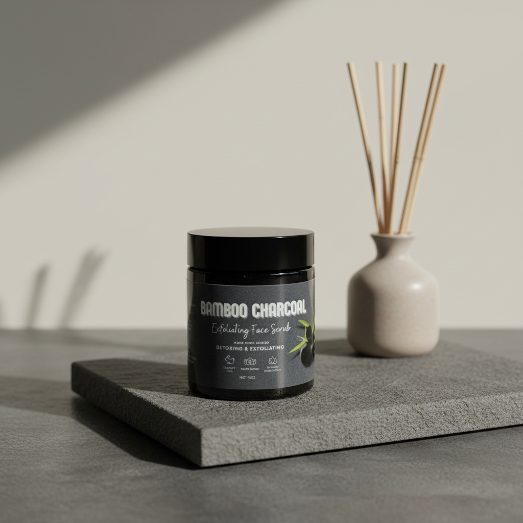 Bamboo Charcoal Face Scrub