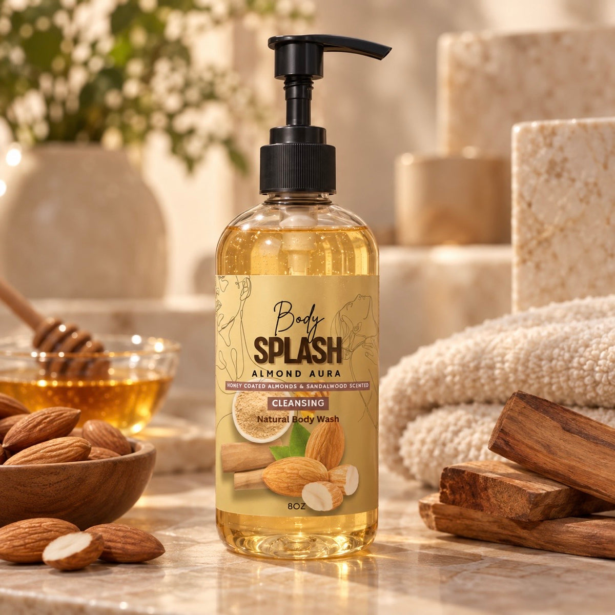 Almond Aura Body Splash