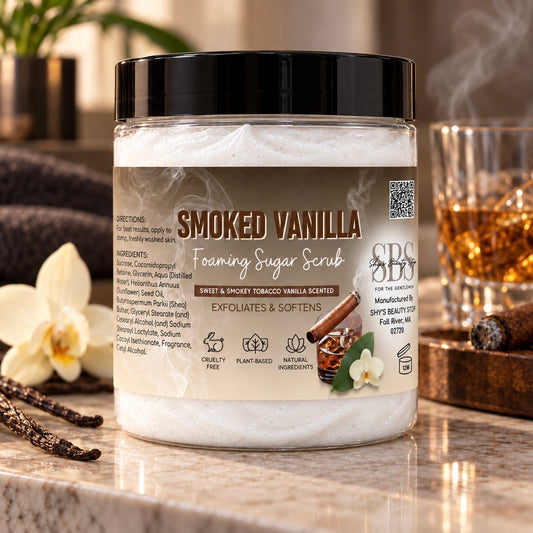 Smoked Vanilla Foaming Sugar Scrub