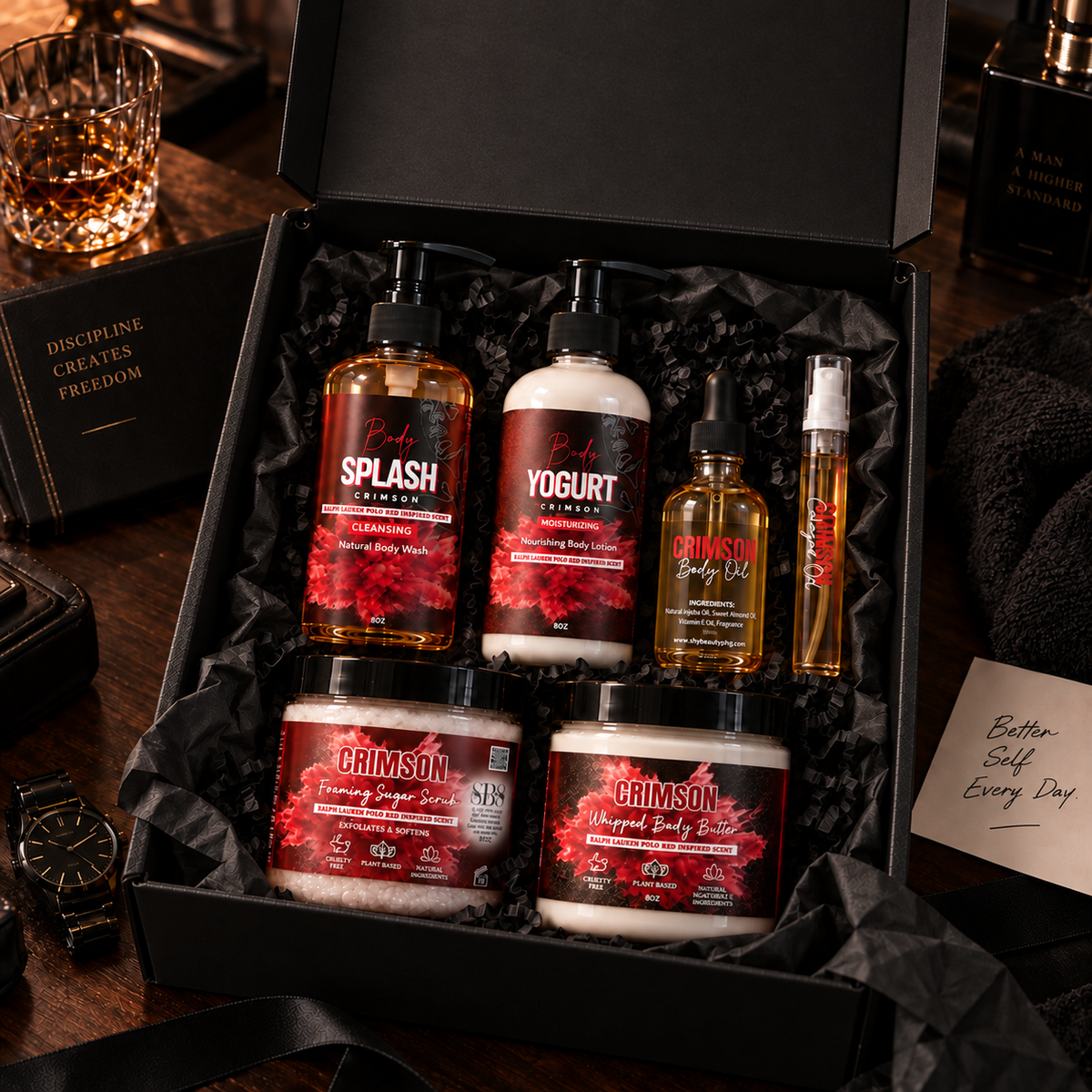 Crimson Gentlemen's Essentials