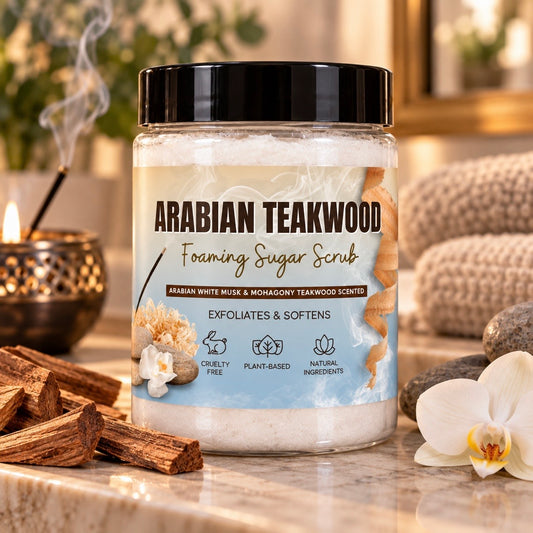 Arabian Teakwood Foaming Sugar Scrub