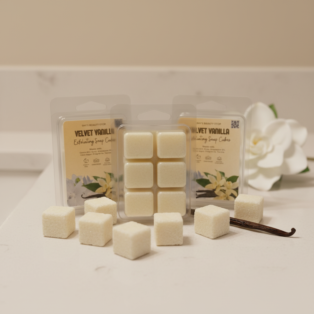 Velvet Vanilla Exfoliating Soap Cubes