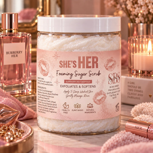 She's HER Foaming Sugar Scrub