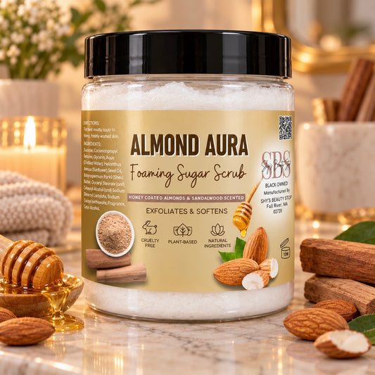 Almond Aura Foaming Sugar Scrub