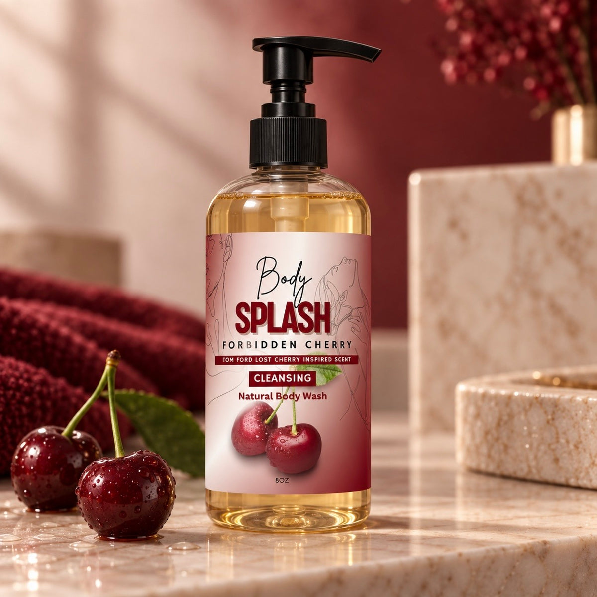 Forbidden Cherry Body Splash