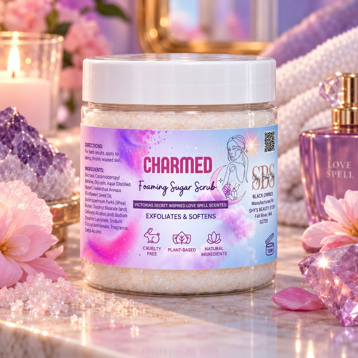 Charmed Foaming Sugar Scrub