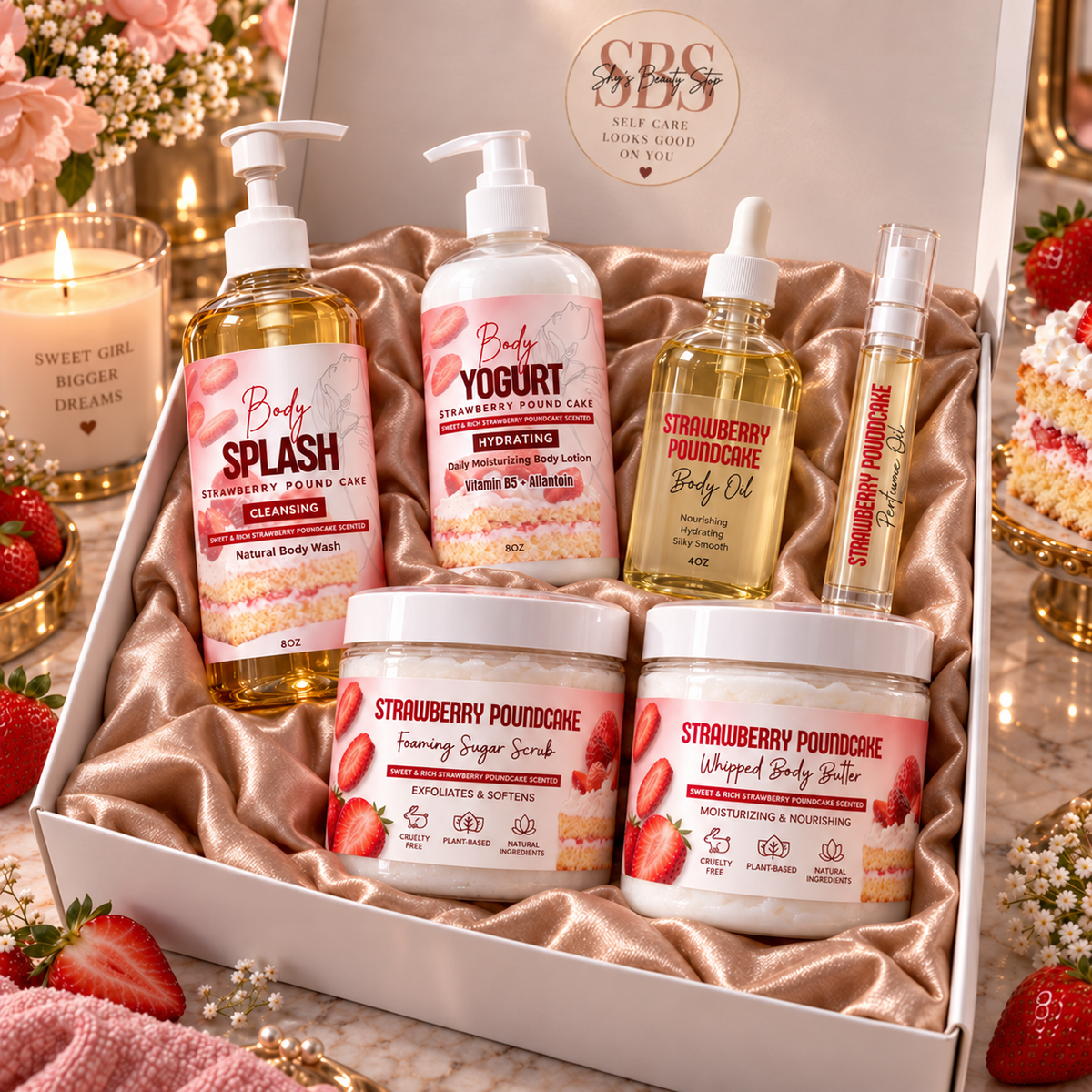 Strawberry Poundcake Beauty Box