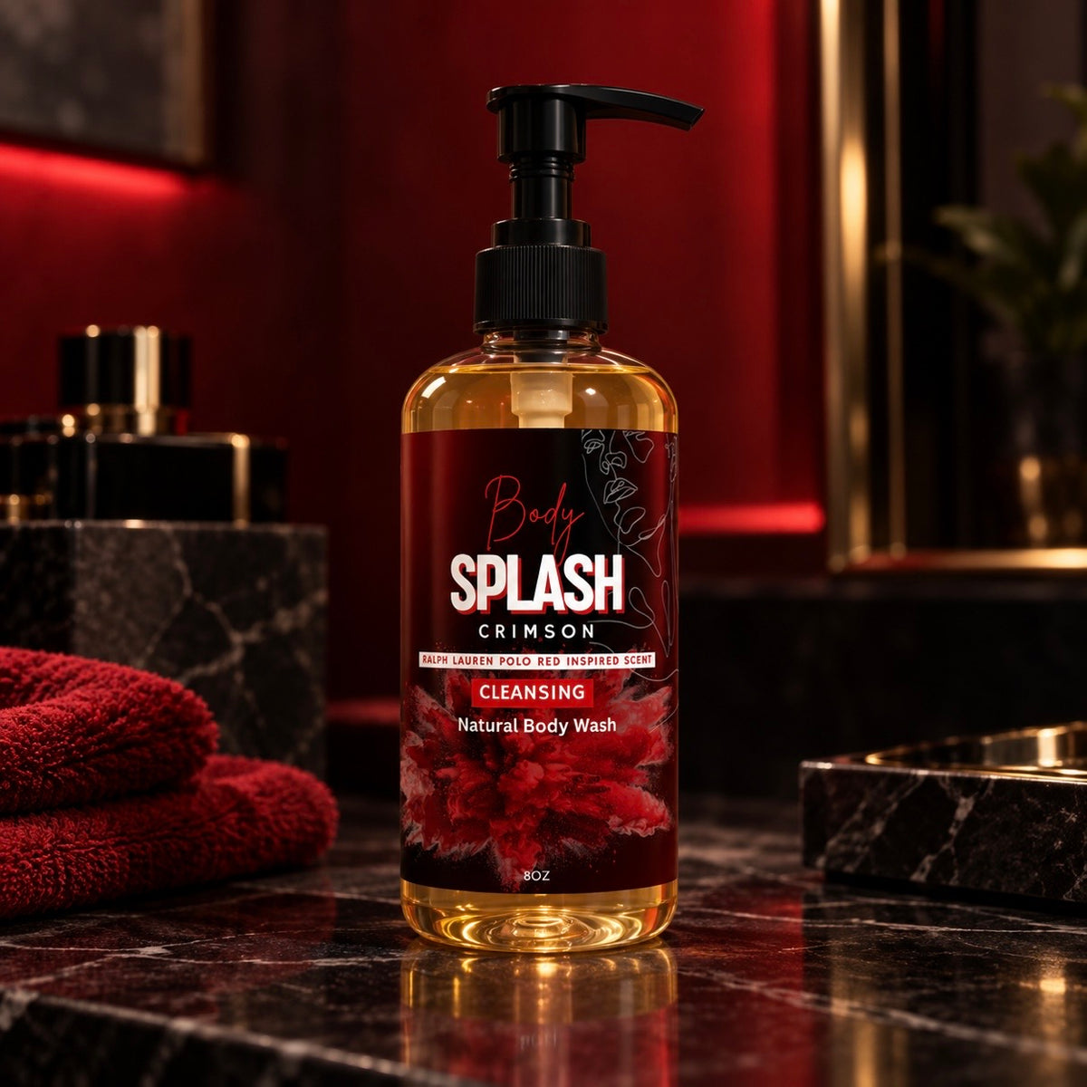 Crimson Body Splash
