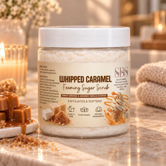 Whipped Caramel Foaming Sugar Scrub